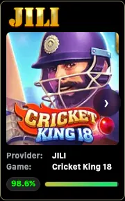 Cricket King 18 online pokie at XBet96
