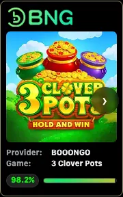 3 Clover Pots online pokie at XBet96