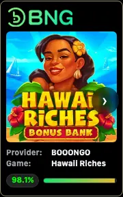 Hawaii Riches online pokie at XBet96